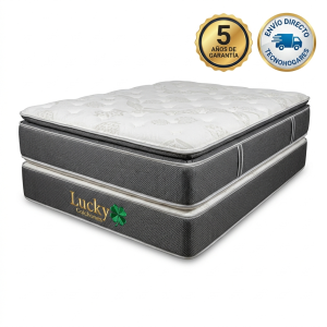 Colchón Lucky Imperial Pocket Resortes Independientes 33 cm