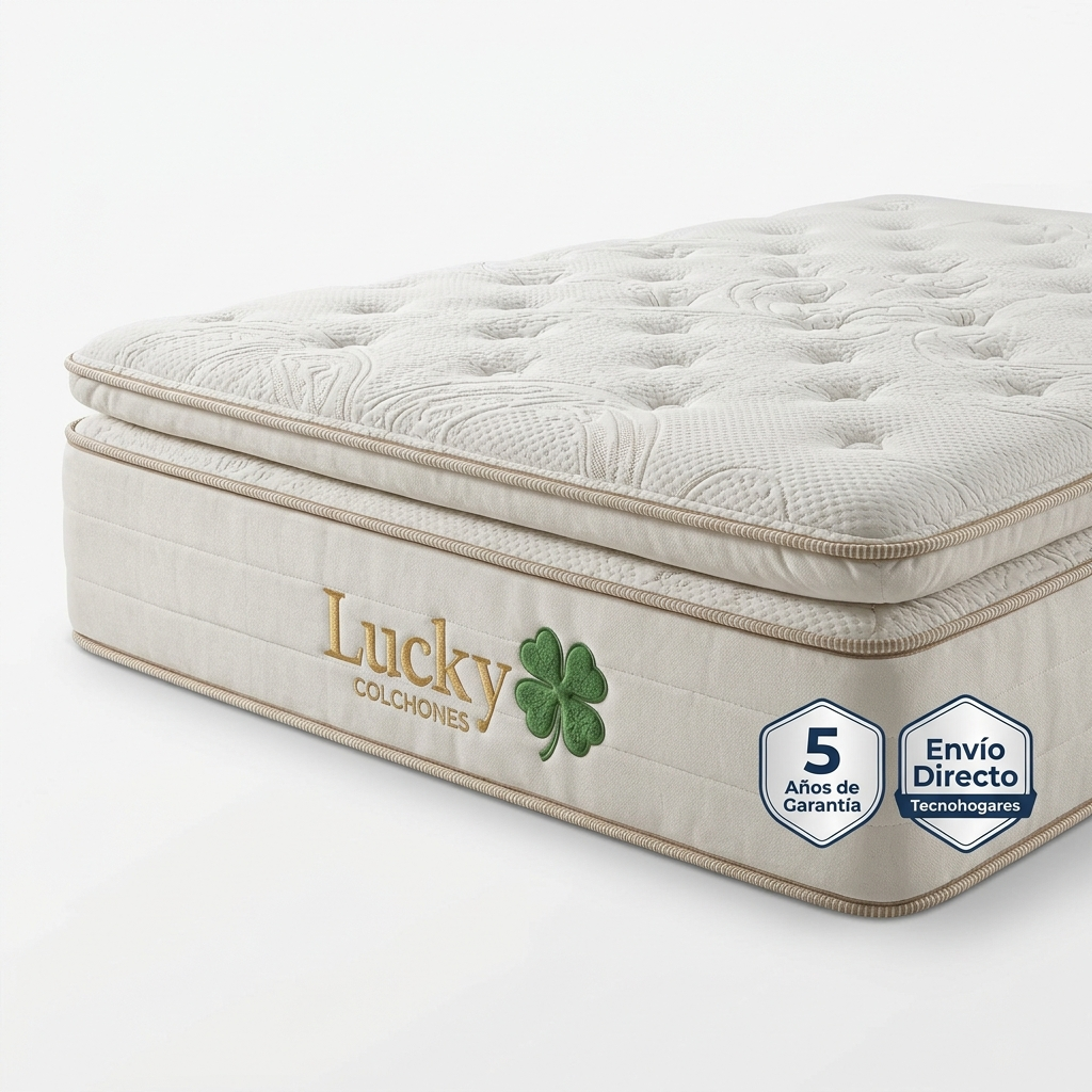 Colchón Lucky Casata Supreme Doble Pillow Jacquard 32 cm