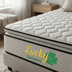 Colchón Lucky Master Resort Doble Pillow Jacquard 31 cm